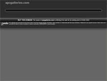 Tablet Screenshot of freeflyer.apcgalleries.com