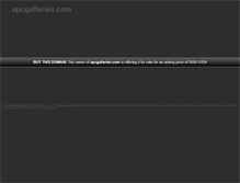 Tablet Screenshot of apcgalleries.com